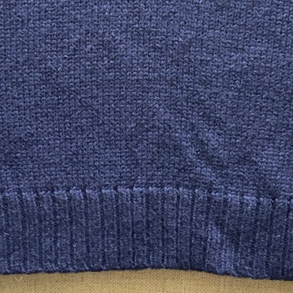 Polo Ralph Lauren Men's New Hunter Navy Merino Wool Sweater Size Medium - Picture 4 of 14